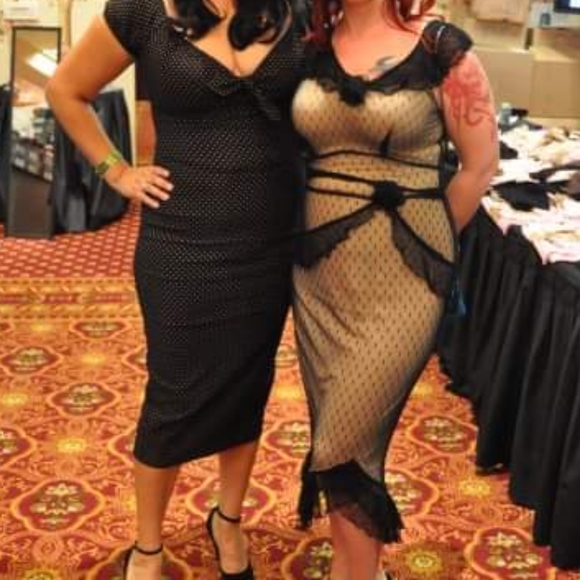 Stop Staring Dresses & Skirts - Stop Staring! L pinup vintage lace dress VLV